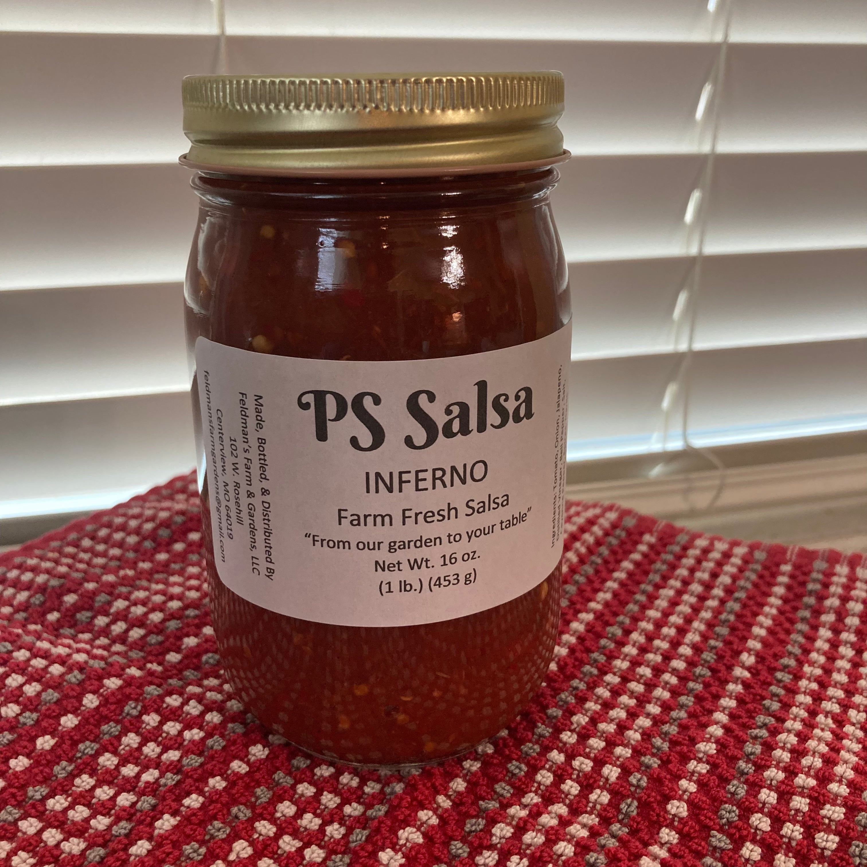 Jar of Inferno PS Salsa